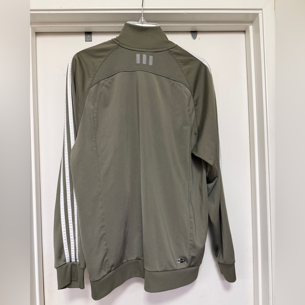 Adidas Clima365 track jacket - 3 stripes - size M - green - 2006 - Picture 4 of 10